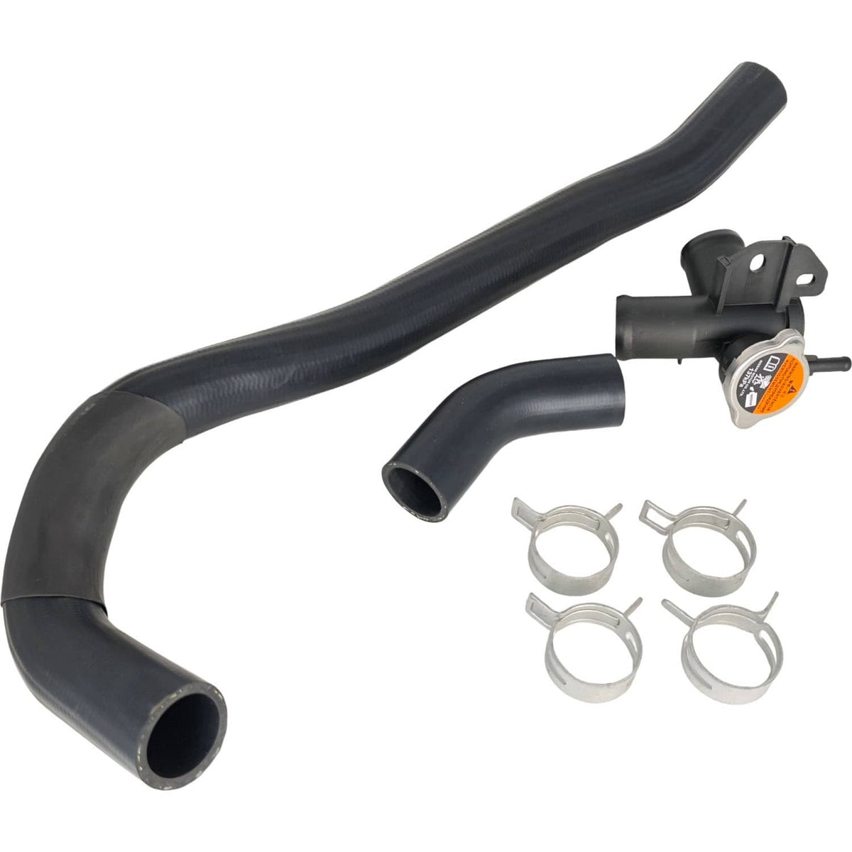 Solid Spare Fit Nissan Altima Radiator Coolant Hose Filler Neck Water Outlet Flange Cap Kit