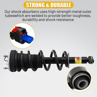 Solidspare 4x Front Rear Shock Struts Magnetic Fit 2021-2024 Escalade Chevy Tahoe GMC Yukon