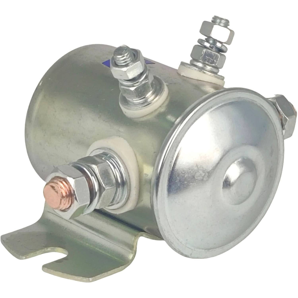 Solid Spare 4 Terminal Solenoid Relay 1114208 Fit for EZGO Marathon Gas Golf Cart 1979-1994