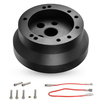 Solidspare 5 & 6 Hole Short Steering Wheel Hub Adapter for Flaming River Ididit GM Chevy