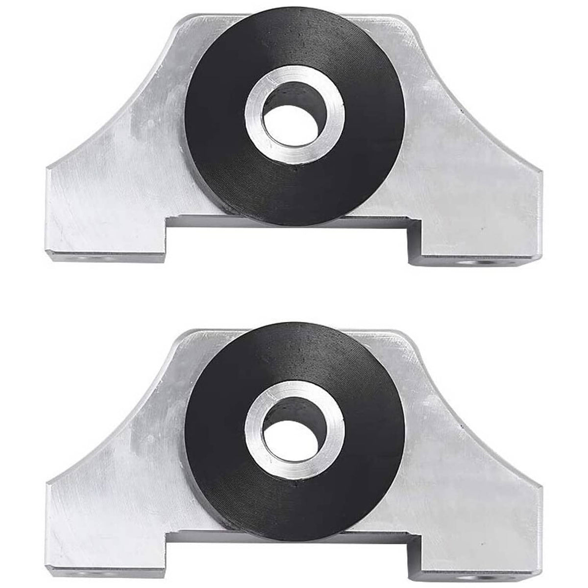Solidspare 2 Bolt Engine Motor Mount Kit For 1996-00 Civic EK B16 B20 D16 B D Chrome Billet
