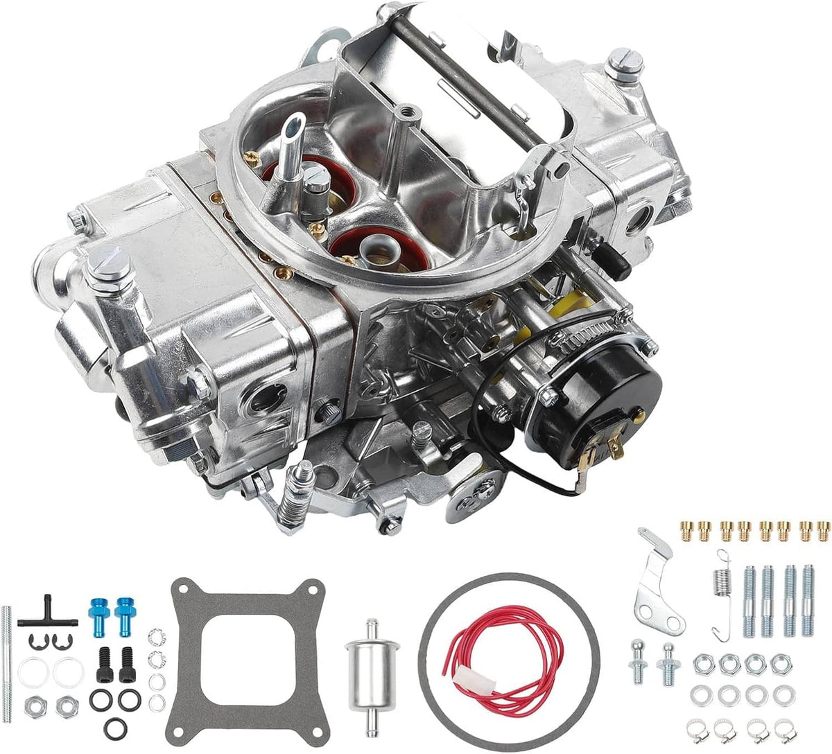 Solidspare 4 Barrel For 650 CFM Holley Brawler Double-Pumper Carburetor Electric Choke