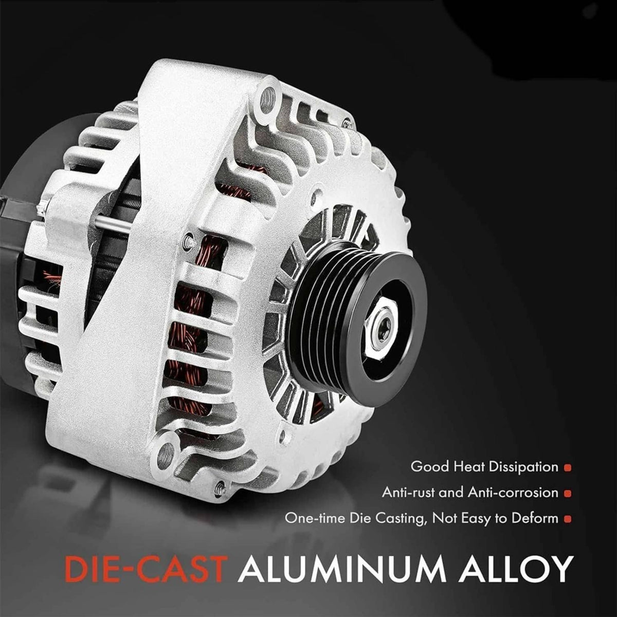 Solidspare Alternator For Kia Sedona 2011-2012,2014-2018 All Engine 104210-2870 37300-3C510