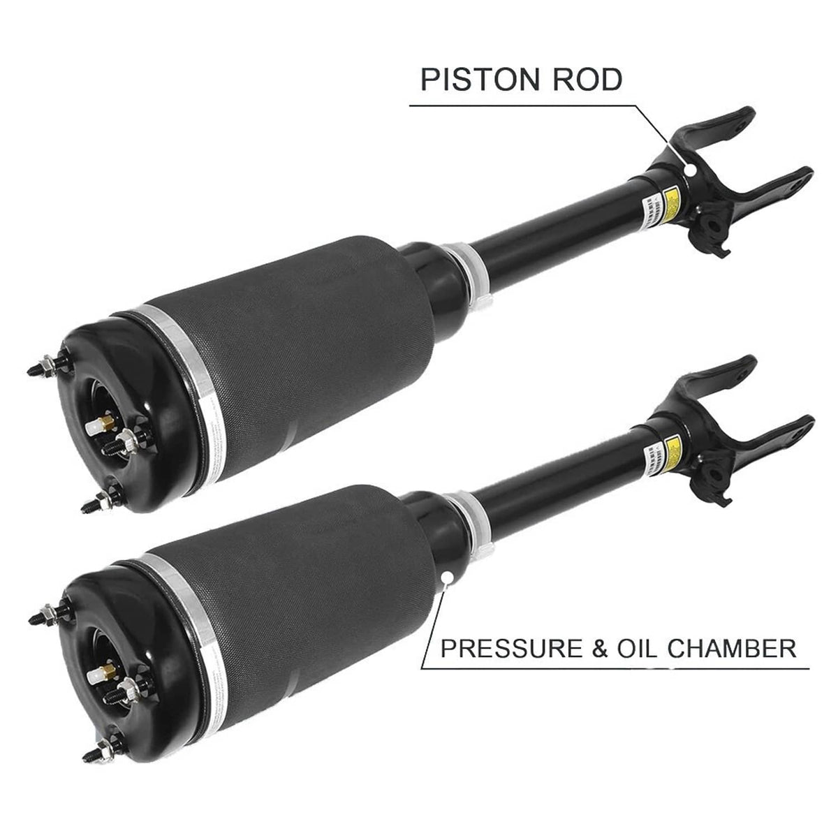 Solidspare 2Pcs Front Air Suspension Strut for Mercedes-Benz X164 GL450 GL550 W164 ML320