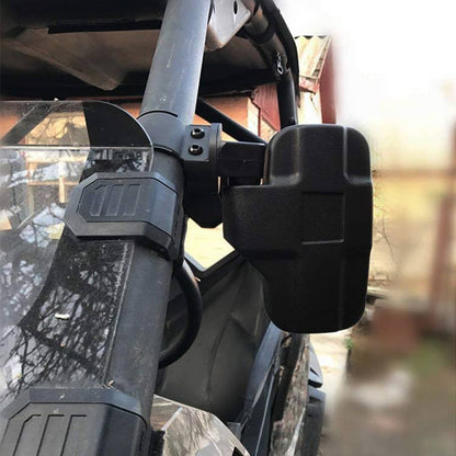 Solidspare 1.75" 2" Roll Bars UTV Side View Rear Mirrors Set For Honda Pioneer 1000 700 500