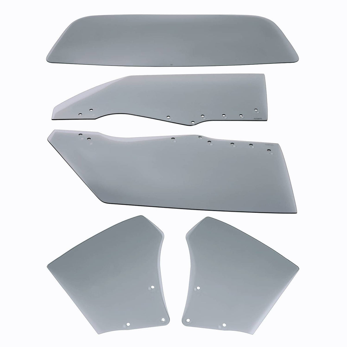 Solid Spare 2 Door Hardtop Glass Door Quarter Back Dark For 1970 1971 1972 Chevelle Malibu