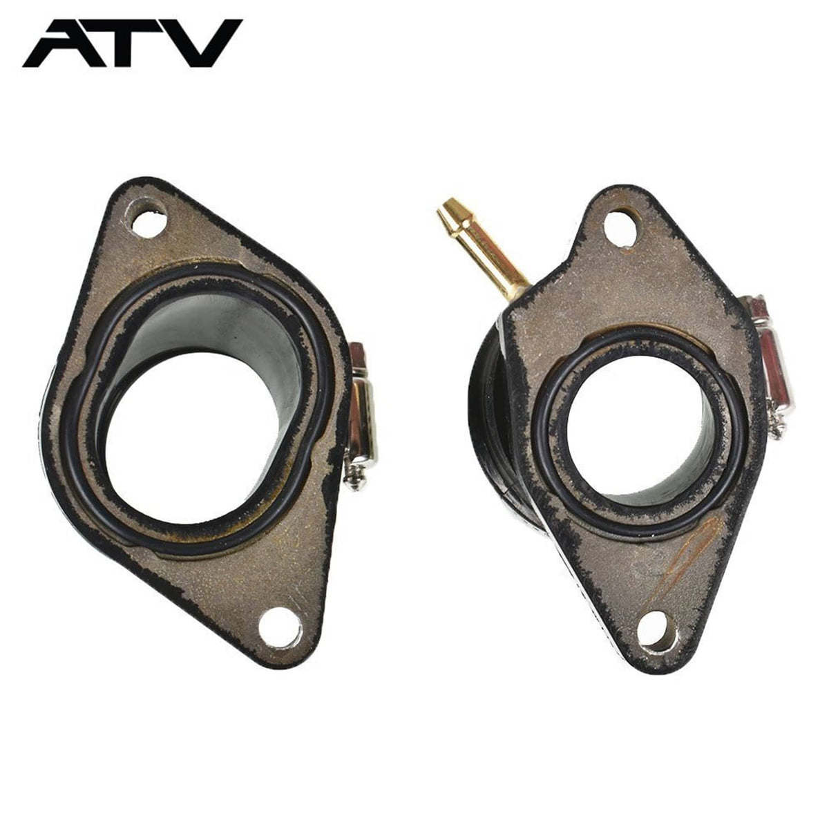 Solidspare For 2001-2005 Yamaha Raptor 660 660r 2x Intake Manifold Carburetor Boots L & R
