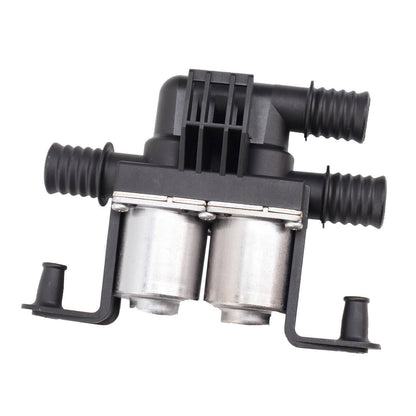 Solidspare Black Heater Control Water Valve 64116910544 For 2003-2017 BMW E53 E70 E71 X5 X6