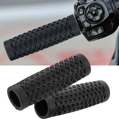 Solidspare Left and Right Motorcycle Handlebar Hand Grips 1" 1-1/8'' For Harley Sportster