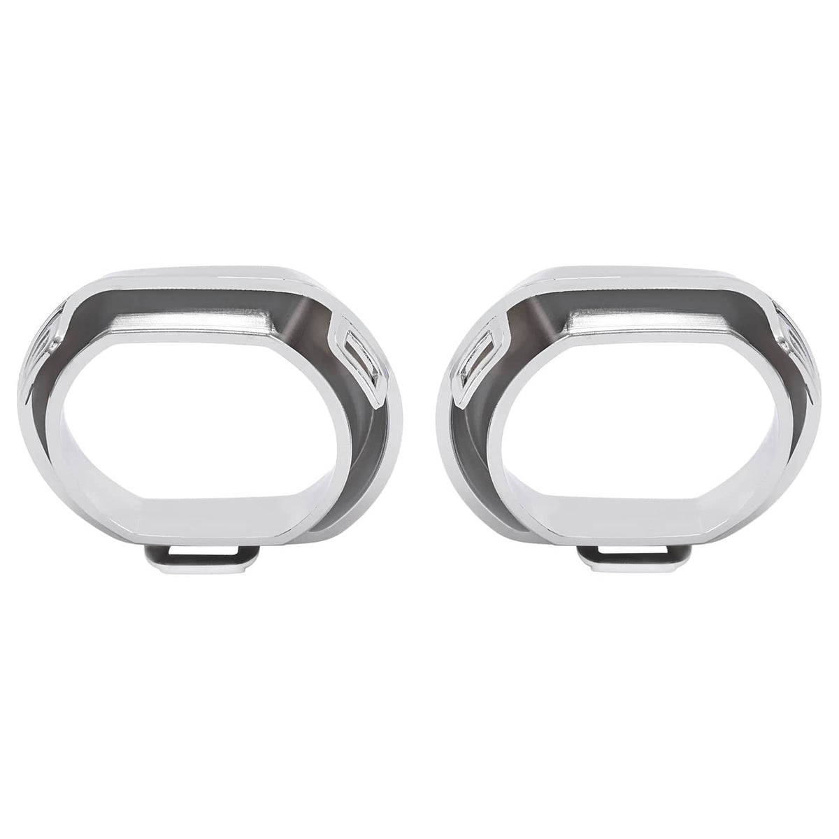 Solid Spare Driver & Passenger Side For GMC Acadia 2013-2016 Bumper Fog Light Trim Molding