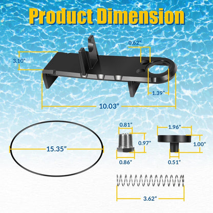 Solidspare HAXBPK1932 by-Pass Valve Kit for Hayward H2001 H1501 H2501, Made After 10/28/20
