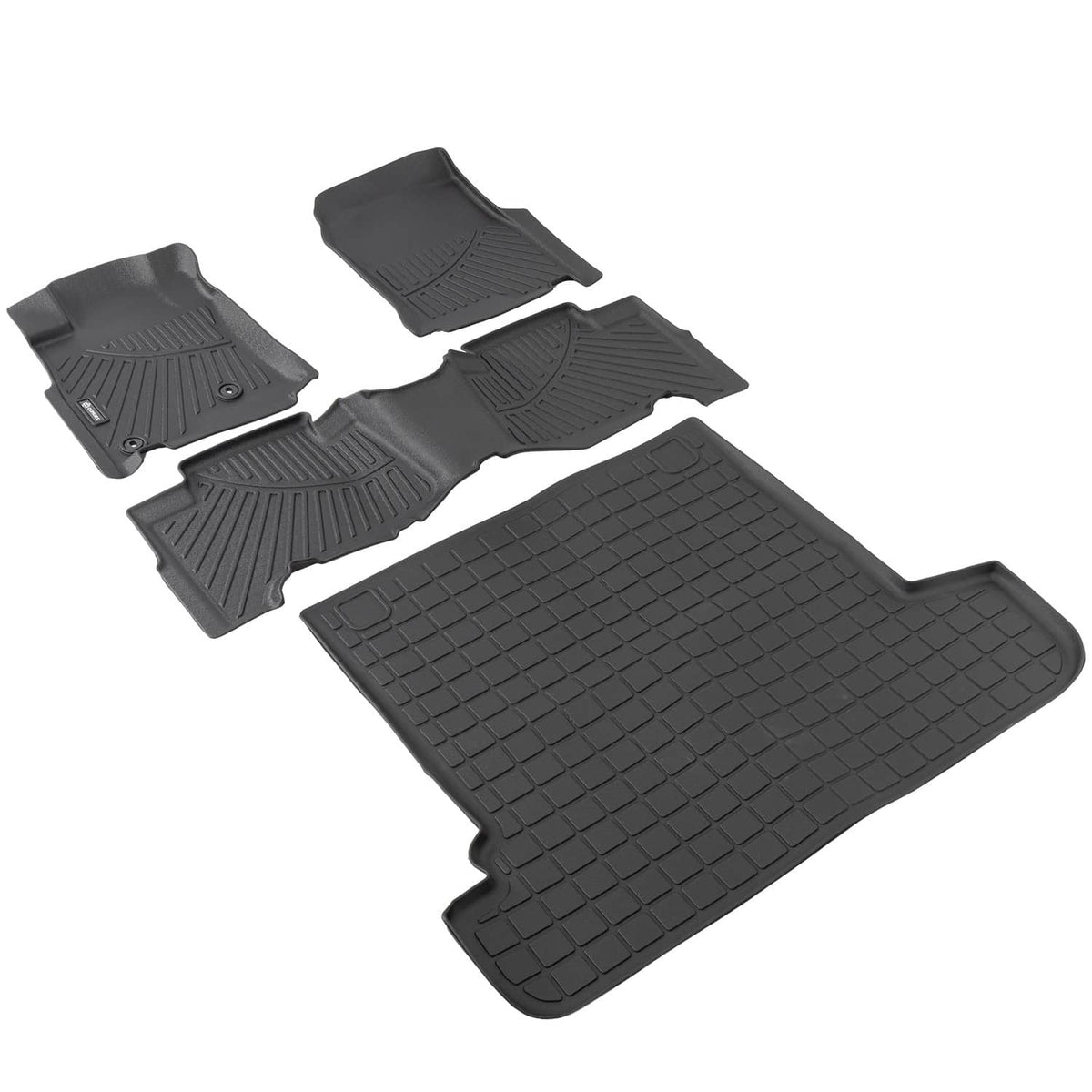 Solidspare TPE Floor Mats Liners with Trunk Cargo Liner Set For 2003-2009 Toyota 4Runner