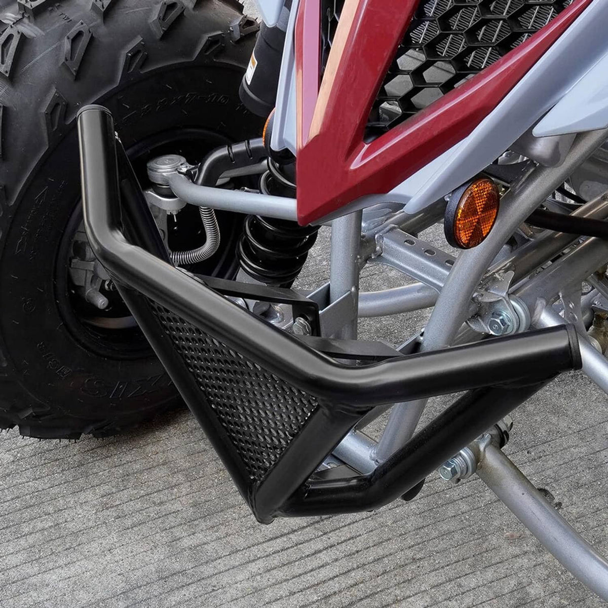Solidspare FOR 2006 - 2025 YAMAHA RAPTOR 700 YFM 700 R BLACK FRONT GRAB BAR BUMPER BLACK
