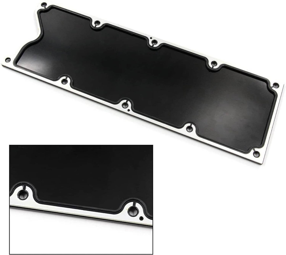 Solidspare Billet Knock Sensor Delete LS6 LSX & GASKET Plate For LS Gen 3 VALLEY PAN Cover