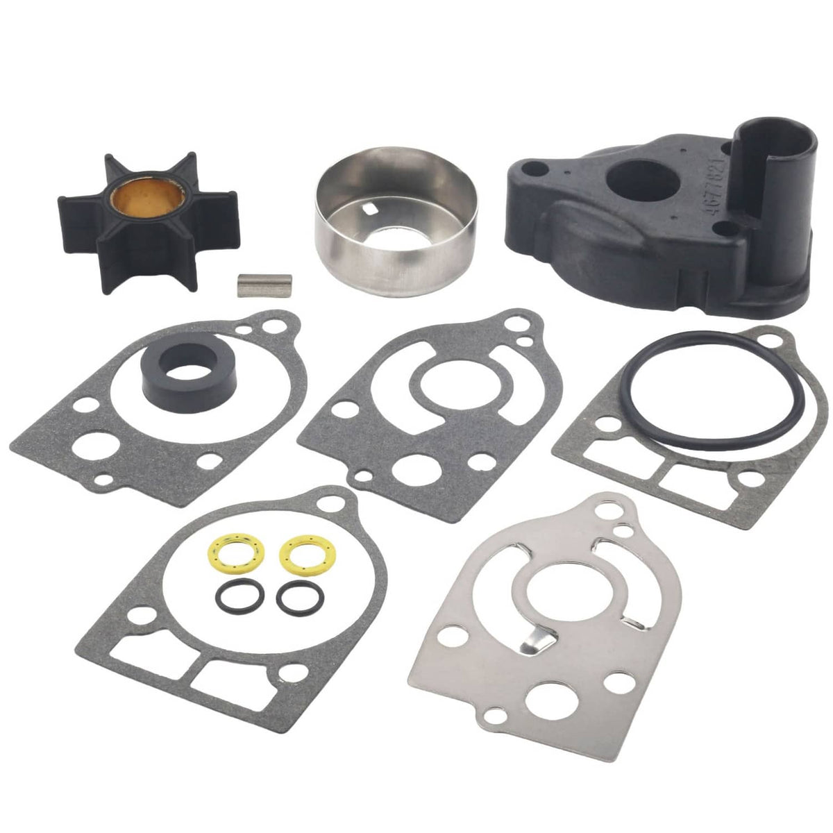 Solid Spare 46-60366A1 Water Pump Impeller Kit for Mercury 30 35 40 50 60 70 HP Outboards