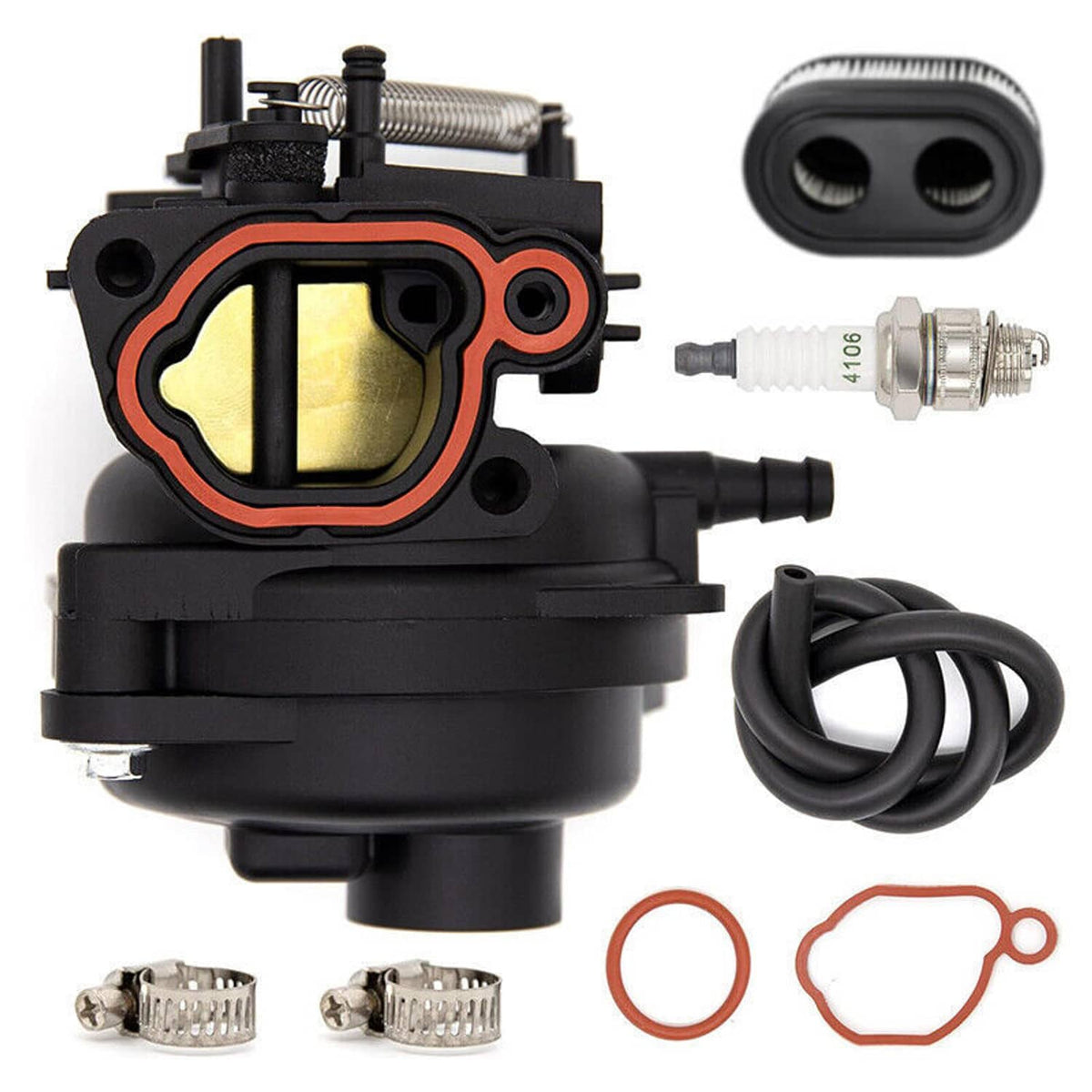 Solidspare Carburetor Kit for Briggs & Stratton 799584 798452 593261 596505 Lawn Mower