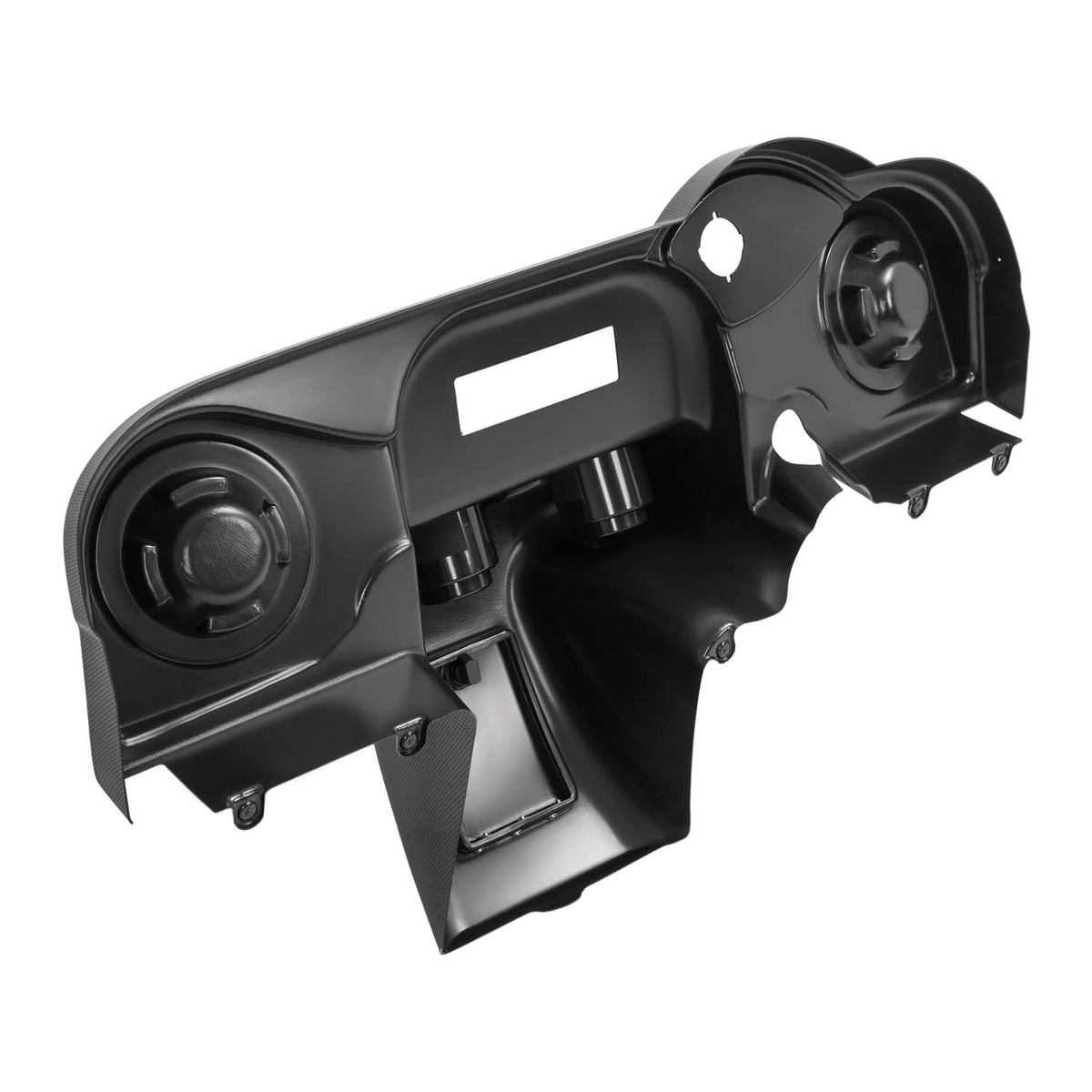 Solidspare Golf Cart Carbon Fiber Style Radio & Speaker Dash Cover For EZGO RXV 2008-up