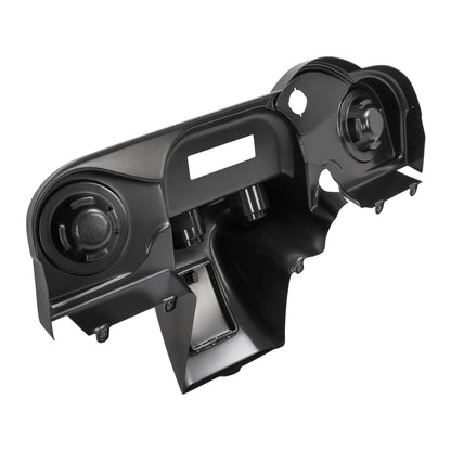 Solidspare Golf Cart Carbon Fiber Style Radio & Speaker Dash Cover For EZGO RXV 2008-up