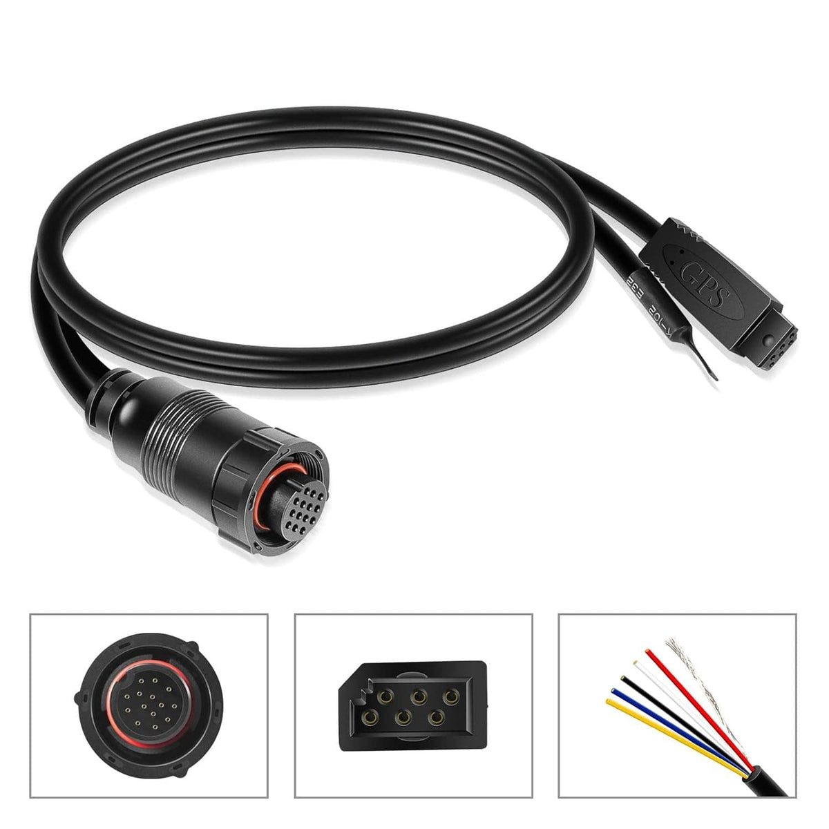 Solidspare for 720080-1 AS GPS NMEA Splitter Cable, for Humminbird SOLIX & ONIX Fish Finder