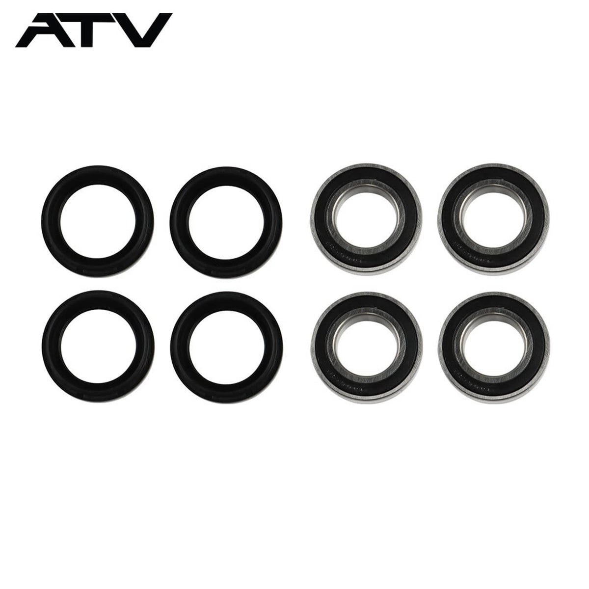 Solidspare For Yamaha Kodiak 400 450 2x4 4x4 us Both Front Wheel Bearing And Seal Kit