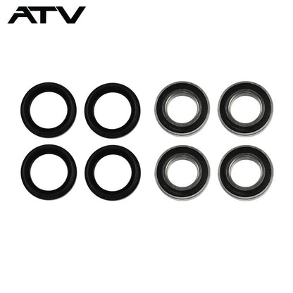 Solidspare For Yamaha Kodiak 400 450 2x4 4x4 us Both Front Wheel Bearing And Seal Kit
