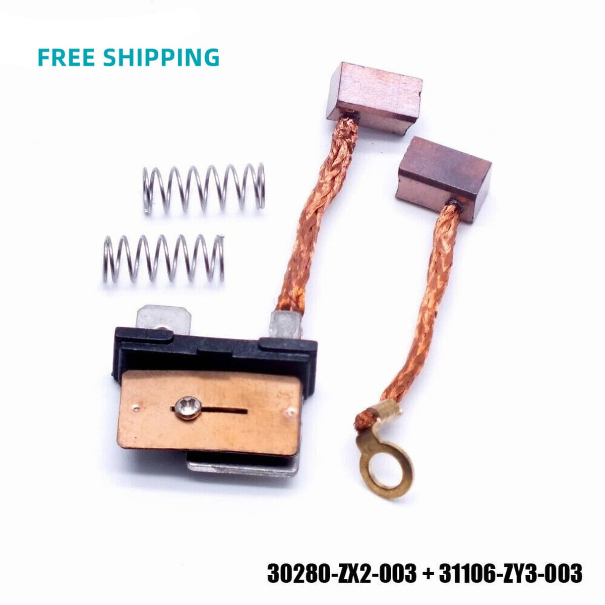 Solid Spare 30280-ZX2-003 BREAKER & 31106-ZY3 BRUSH Assy For Honda BF100 135 150 200HP