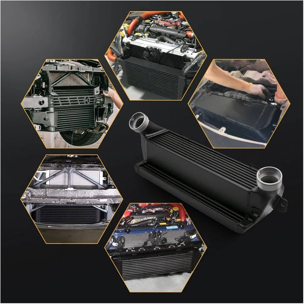 Solidspare New Front Mount Intercooler Kit For BMW E82 E88 135i 1M E90 E92 335i E89 Z4