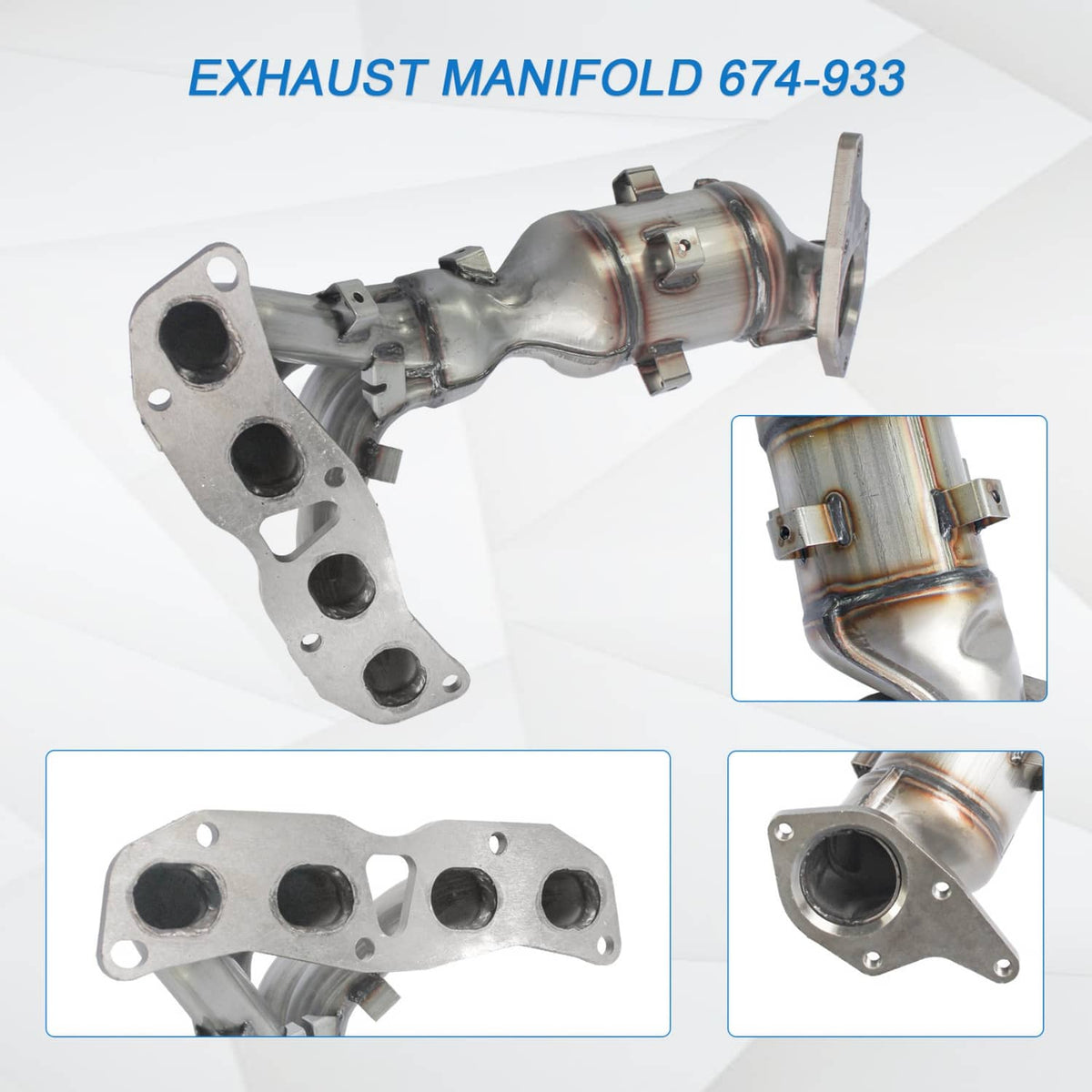 Solidspare Exhaust Manifold Catalytic Converter for 2007-2013 Nissan Altima 2.5L L4