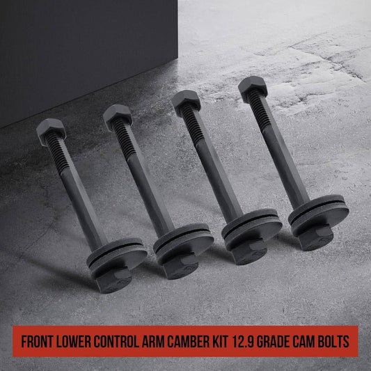Solid Spare Front Lower Control Arm Camber Cam Bolts +/- 2 Kit For Nissan Suzuki Trucks SUV