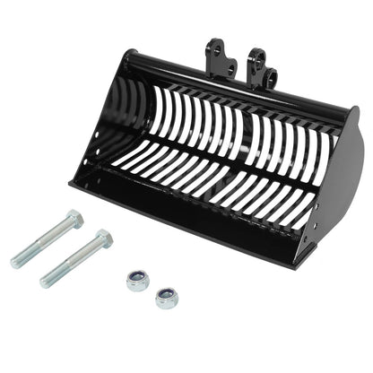 Solidspare 600mm Mud Bucket Mini Excavators Digger Screening Skeleton Attachment