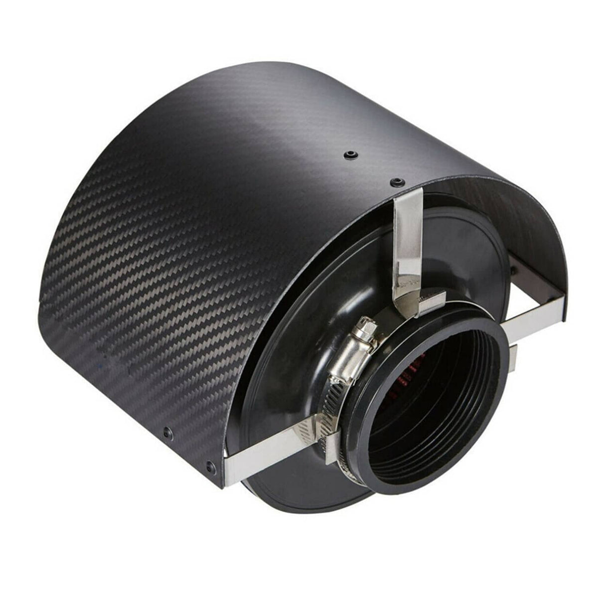 Solidspare Air Intake Filter Heat Shield Cover+3'' Air Filter For Racing Car 2.5" To 5.5"