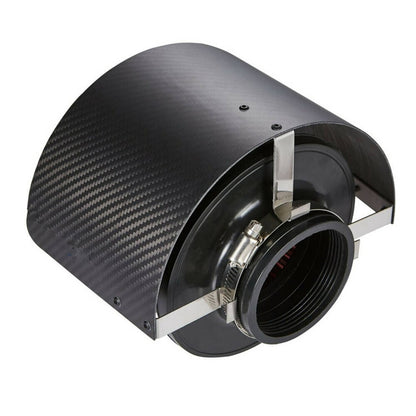 Solidspare Air Intake Filter Heat Shield Cover+3'' Air Filter For Racing Car 2.5" To 5.5"