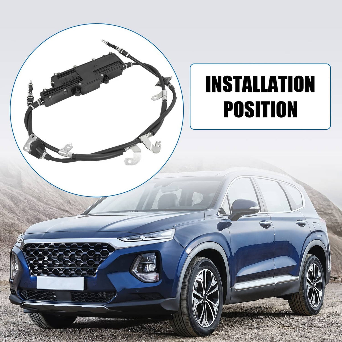 Solidspare Parking Brake Assy Electronic 59700B8800 597002W80 For Hyundai Santa Fe 2012-19