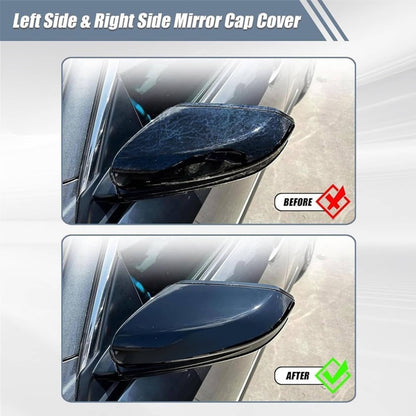 Solidspare Pair For Honda Civic 2016-2021 Mirror Covers Caps Gloss Replacement 76201TBAA11