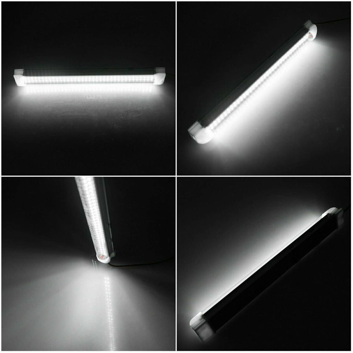 Solidspare 2Pcs 108LED Led RV Ceiling Dome Light LED Interior Lighting for Trailer Camper