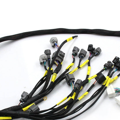 Solidspare Tucked Engine Wire Harness For 1992-2000 Honda Civic Integra OBD2 D/B-series