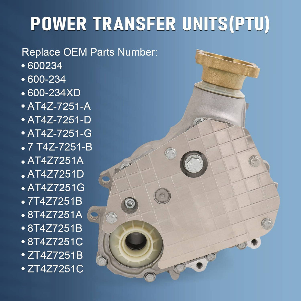 Solidspare Transfer Case Power Take Off For Lincoln Ford 2007-2014 Edge Explorer 600-234XD