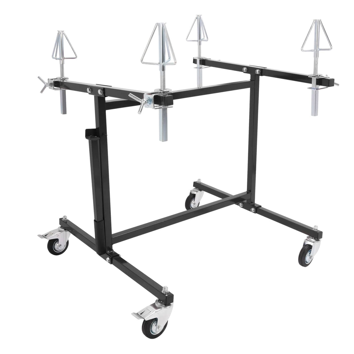 Solid Spare Foldable Wheel Paint Stand Panel Painting Stand For Auto Body Parts and Rims