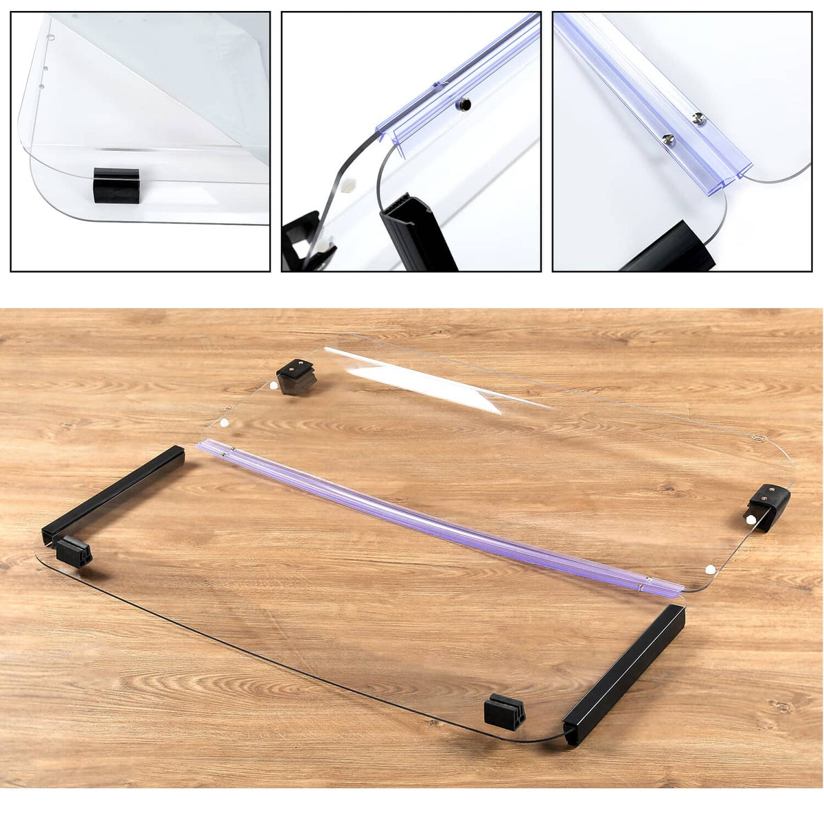 Solidspare For Yamaha G2 G9 Models 1985-1995 Clear Folding Golf Cart Windshield Windscreen