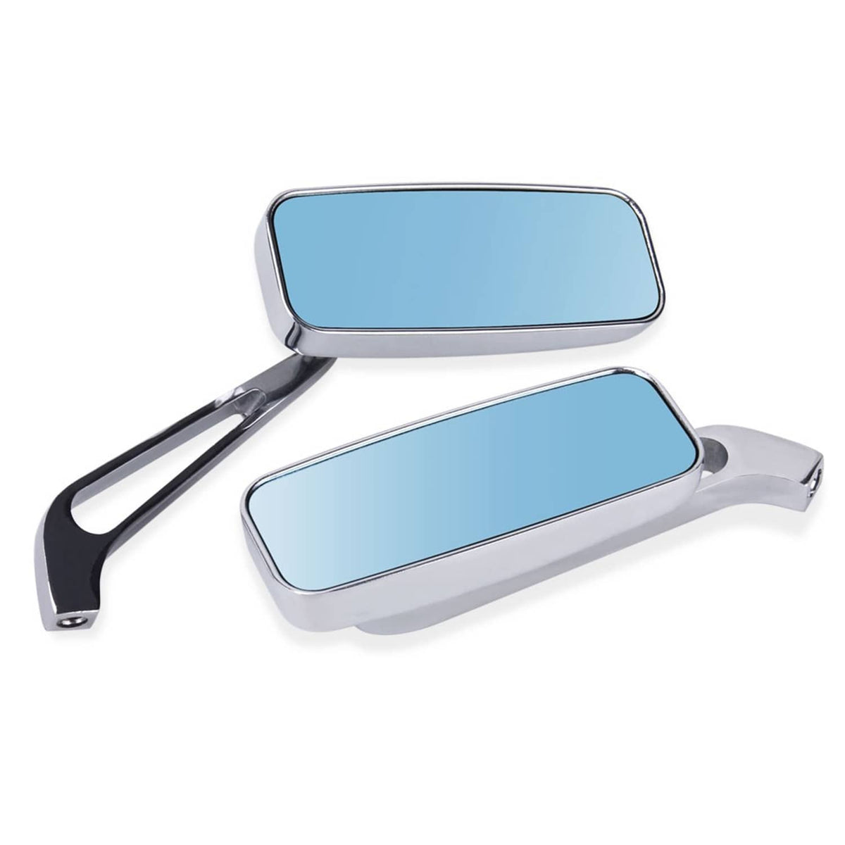 Solidspare For Kawasaki Vulcan VN 500 750 800 900 1500 Chrome Rectangle Side View Mirrors
