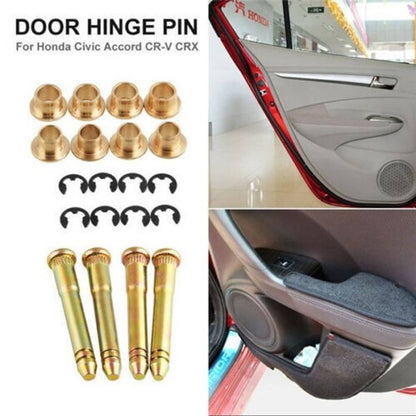 Solidspare Door Hinge Pin Bushing Kit For Honda Accord Civic CR-V CRX CX DX EX SI EG6 B16
