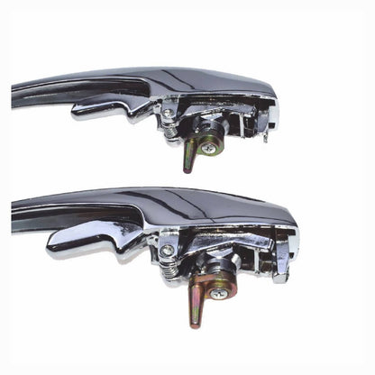 Solid Spare PAIR) OUTER DOOR HANDLES WITH MATCHED KEYS FITS VW TYPE1 BUG 113898205M 1968-79