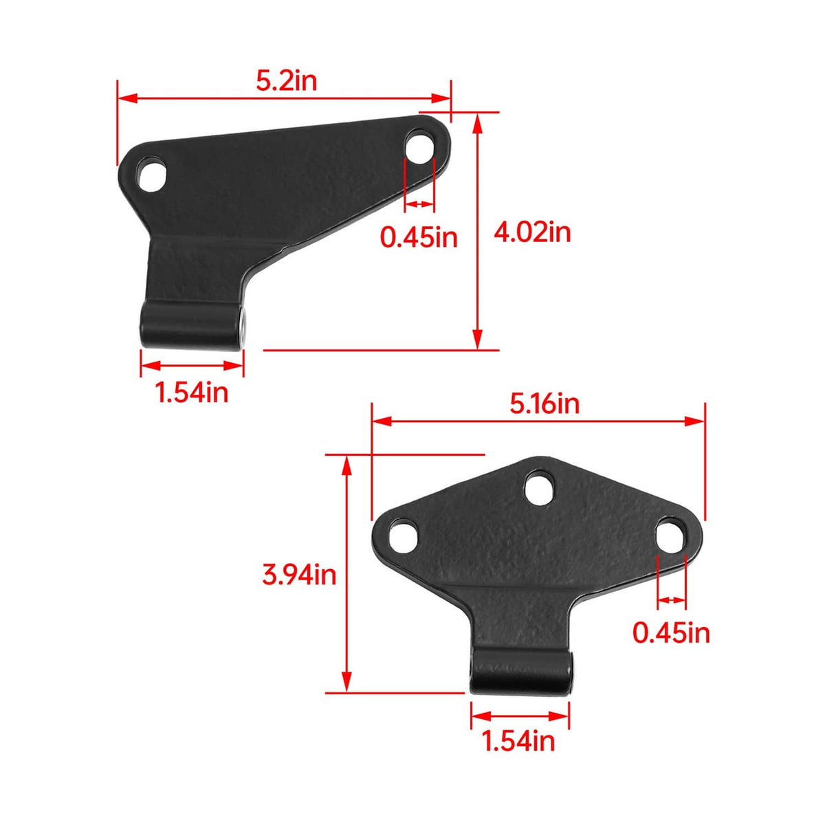 Solid Spare 8PCS Inner Body Door Hinges Replacement Kit For 2007-2018 Jeep Wrangler JK