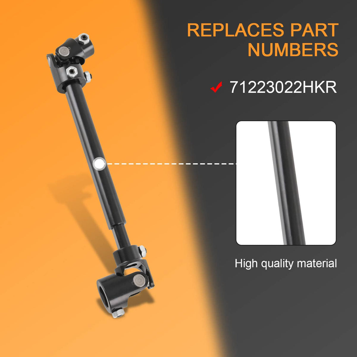 Solidspare Steering Shaft For 82-93 S10 82-88 G-Body LS Swap 71223022HKR