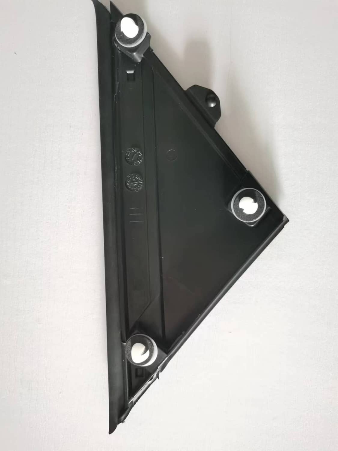 Solid Spare LEFT DOOR MIRROR FLAG COVER MOLDING MATTE for 12-19 FIAT 500 1SJ85KX7AA