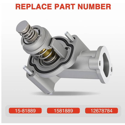 Solidspare Thermostat Housing Assembly Fit 2017-2022 GMC Canyon Chevy Colorado Camaro 3.6L