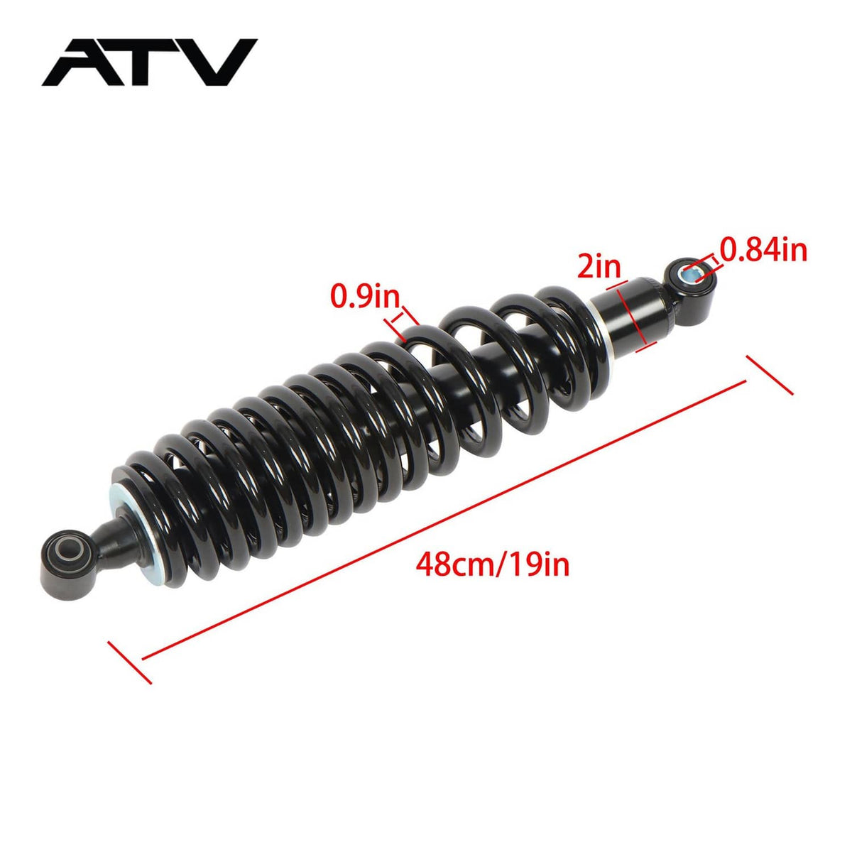 Solidspare 2014-2019 For Yamaha Viking 700 (YXM700D) Rear Shock Absorber 2pcs1XD-F2200-0000