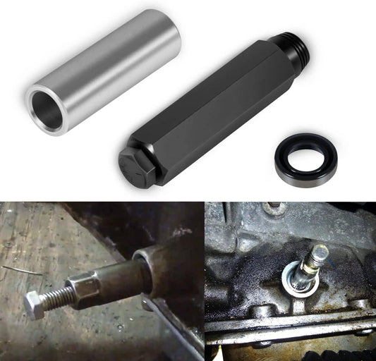 Solid Spare Transmission Shifter Seal Remover Installer Tool w Seal For GM Chevy 4L60E 4L80E