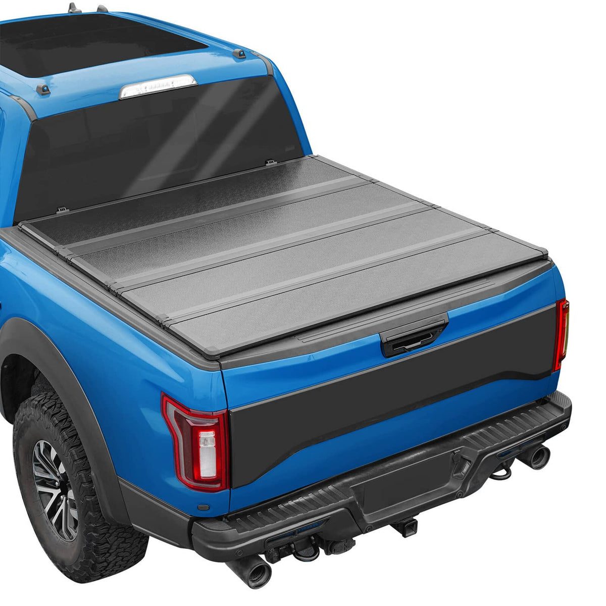 Solidspare 8ft Long Bed Hard Tri-Fold Tonneau Cover For 2002-2024 Ram 1500/2500/3500