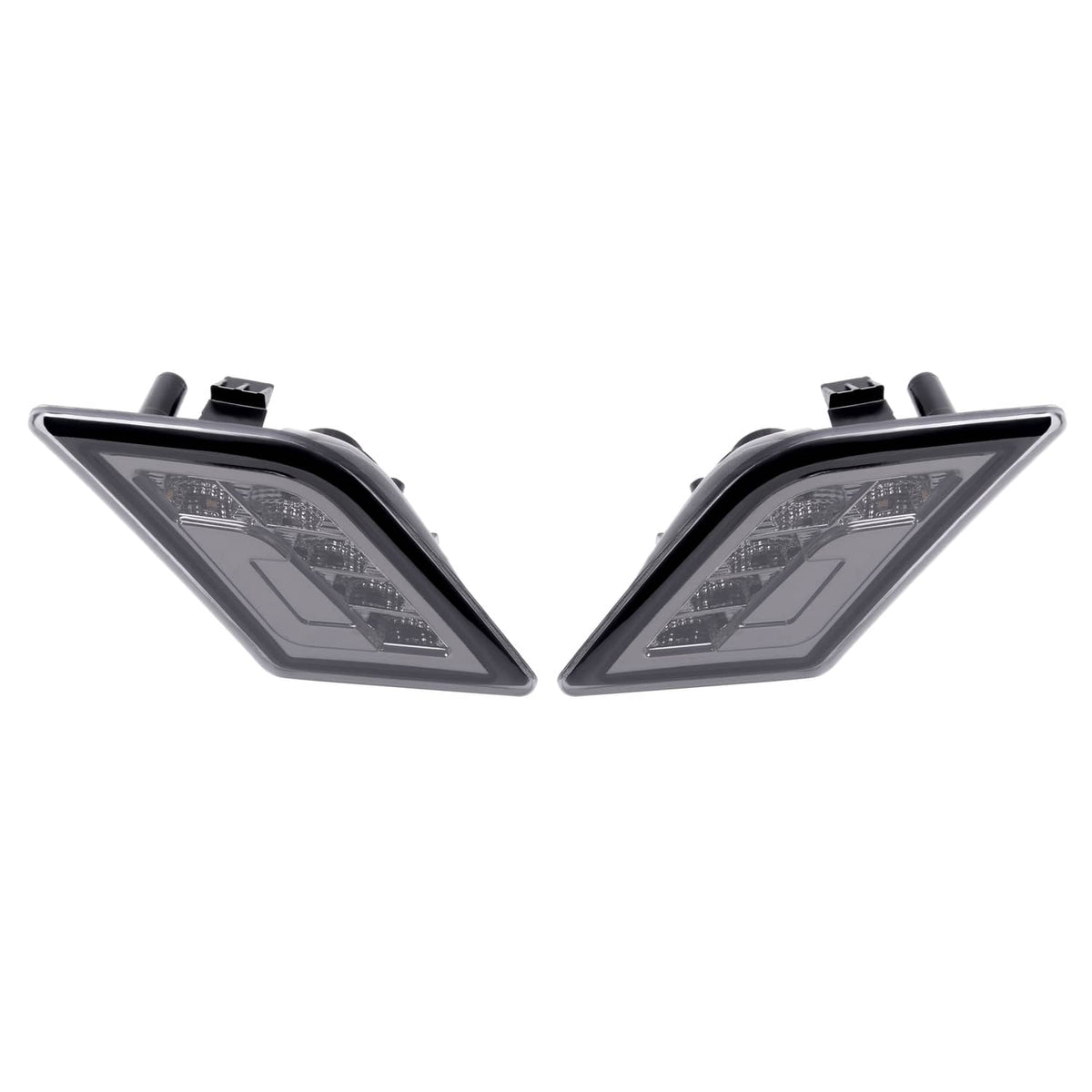 Solid Spare LED Smoke Side Marker Corner Lights For Mercedes-Benz C300/C350/C63 AMG 08-11